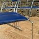 Paire de chaises bleues