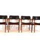 Erik Buck lot de 4 chaises de salle à manger en palissandre OD 50 pour OD Mobler
