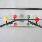 Wall coat rack with vintage balls