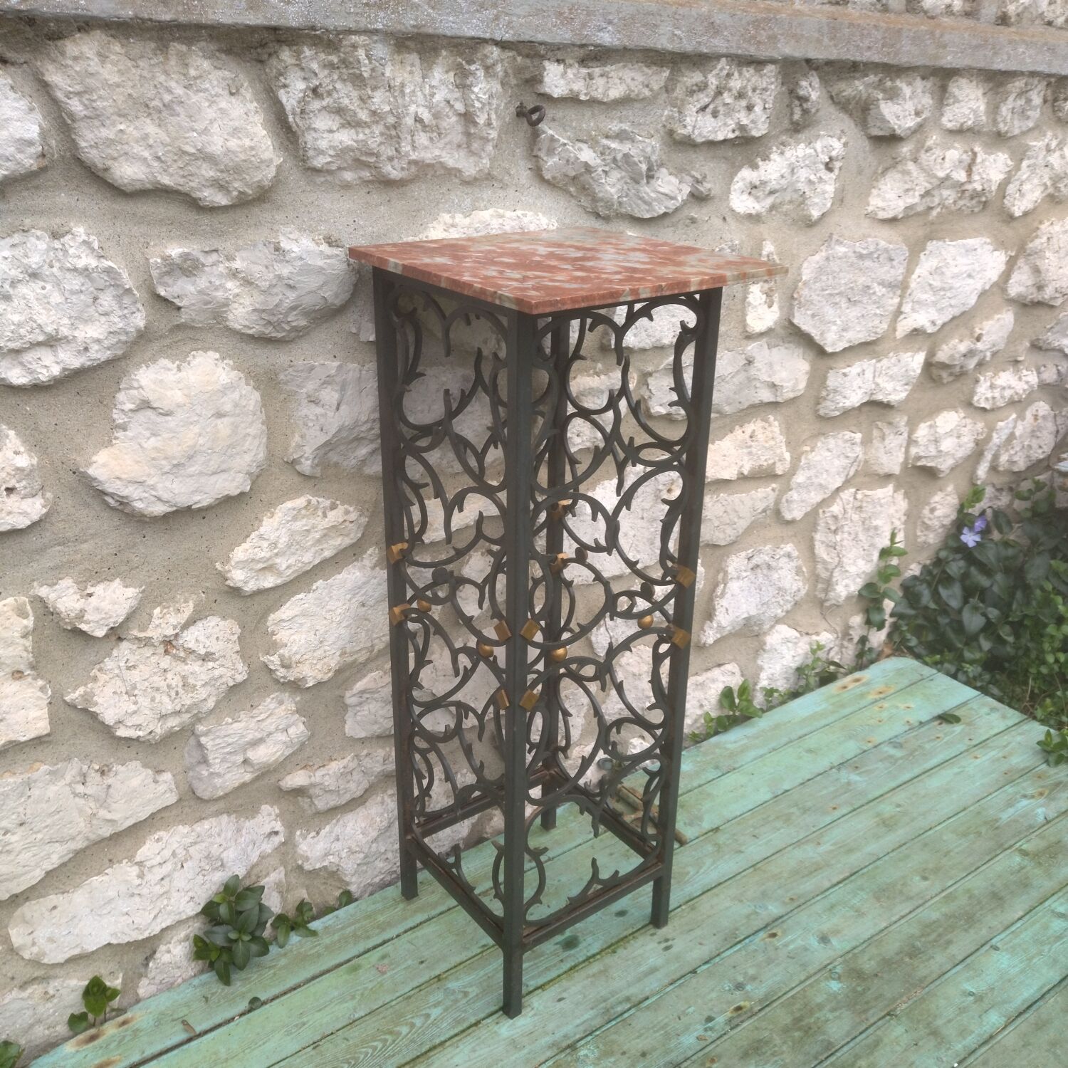 Metal console column 60s