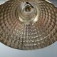Old mercury glass hanging lamp with brass fixture