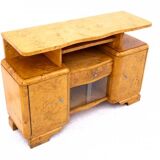 Art Deco chest of drawers, perfect for a TV, Poland, mid-20th century.