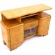 Commode Art Déco, parfaite pour une télévision, Pologne, milieu du 20e siècle.