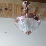Ezan glass and copper hanging lamp