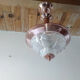 Suspension Ezan verre et cuivre