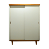 Armoire penderie vert-gris