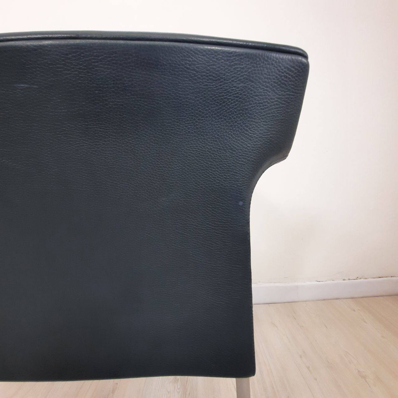 Quatre fauteuils de Matteo Grassi cuir années 1990/2000