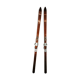 Pair of old wooden skis