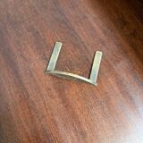 Large antique style oak extendable dining table