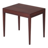 Side Table with Drawer in Rosewood by Severin Hansen for Haslev Møbelsnedkeri, 1950s