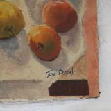 Oil on canvas Still life with fruits XX Minorca