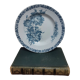 Hollow earthenware plate Terre de Fer, vintage French, 50s