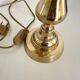 Brass and wool lamp