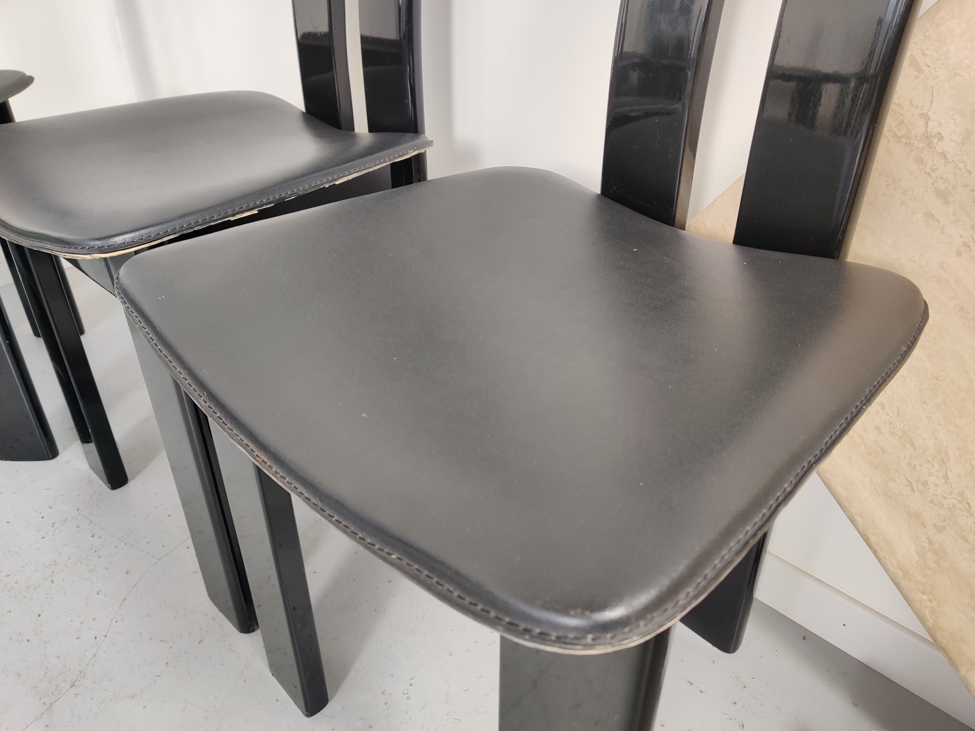 10 chairs by Pietro Costantini, Italy 80s