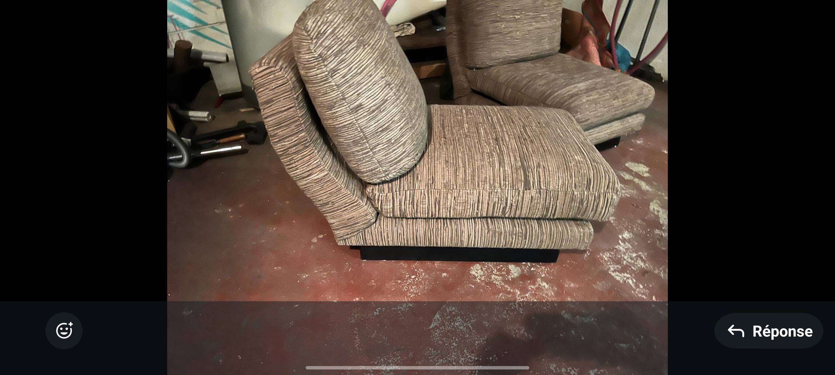 Modular 8-seater sofa by Willy Rizzo. Super C model