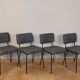 Set de 4 chaises design André Simard, édition Airborne, 1960