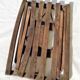 Siège pliant ancien en bois vers 1930