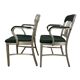 Rare pair of american aluminum Goodform armchairs
