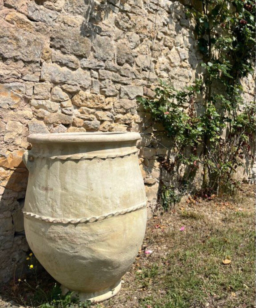 Moroccan style terracotta jar
