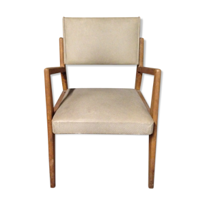 fauteuil 1950 skaï vintage