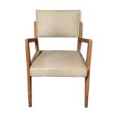 Fauteuil 1950 skaï vintage tbe