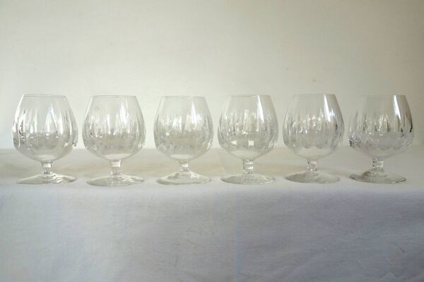 Lot de 6 verres à Cognac vintage Villeroy & Boch estampillés