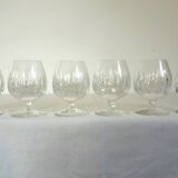 Set of 6 vintage Villeroy & Boch Cognac glasses stamped