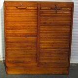 Double curtain binder, 1950-1960 in oak