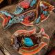 Ceramic aperitif duo Vallauris fish shape