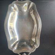 Grand plat corbeille centre de table – Métal Argenté – Roux-Marquiand