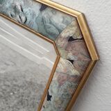 Large vintage beveled mirror (112x39cm)