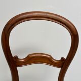 Louis-Philippe upholstered walnut chairs