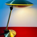 Aluminor brass ufo table / desk lamp 1950
