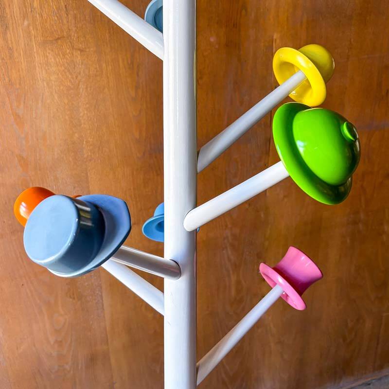 Coat rack by Ugo Nespolo, Italy 1980s