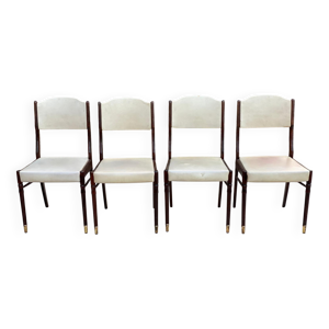 4 chaises scandinaves