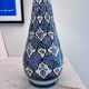 Large Moroccan lamp in glazed ceramic - 1970.