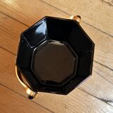 Black and gold ice bucket
