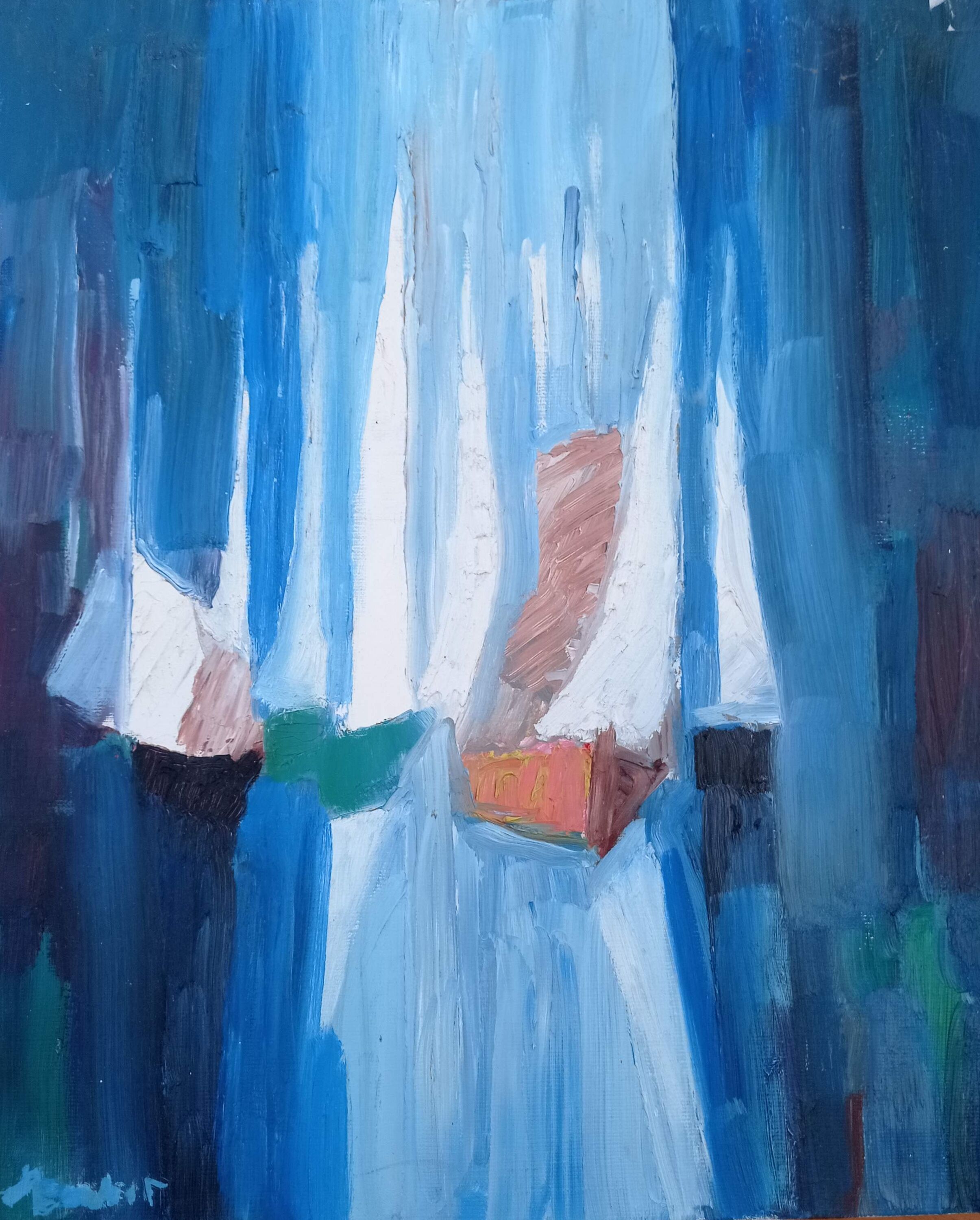 Old marine canvas