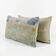 Lot de 2 housses de coussin kilim vintage 28x61 cm