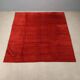 Ancient Asian wool rug, thick knotting, handmade 118 x 98 in.