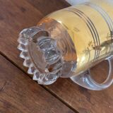 Vintage golden orangeade service.