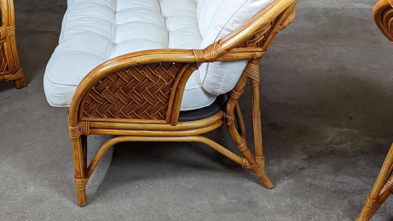 Rattan living room
