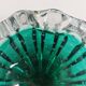 Murano glass ashtray Mid Century Modern with controlled bubbles