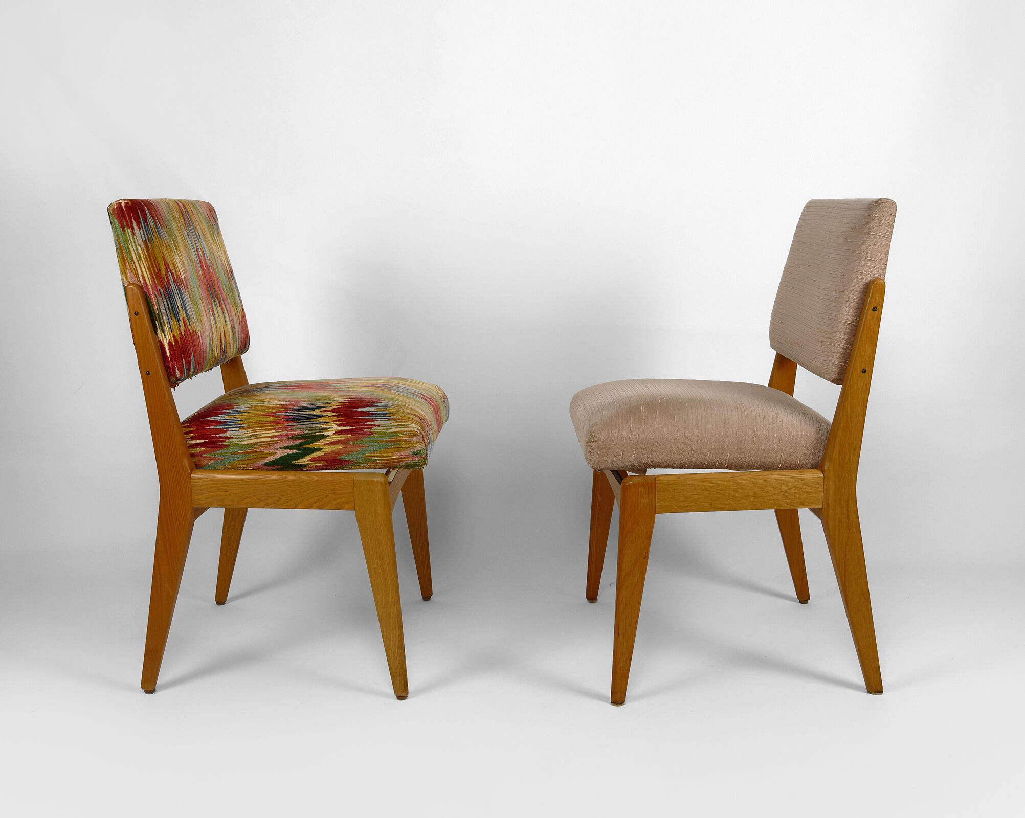 Pair of chairs Mid-Century Modern, France, circa 1950