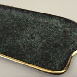 Old brass desk set, 3 pieces