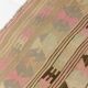 Vintage Turkish Kilim Rug, Handwoven Anatolian Accent Rug, Soft Kilimsku143