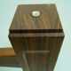 Table basse italienne moderne de bois de rose années 60
