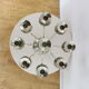 Large silver metal candlestick, groom candlestick
