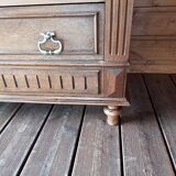 Antique chest of drawers with marble top