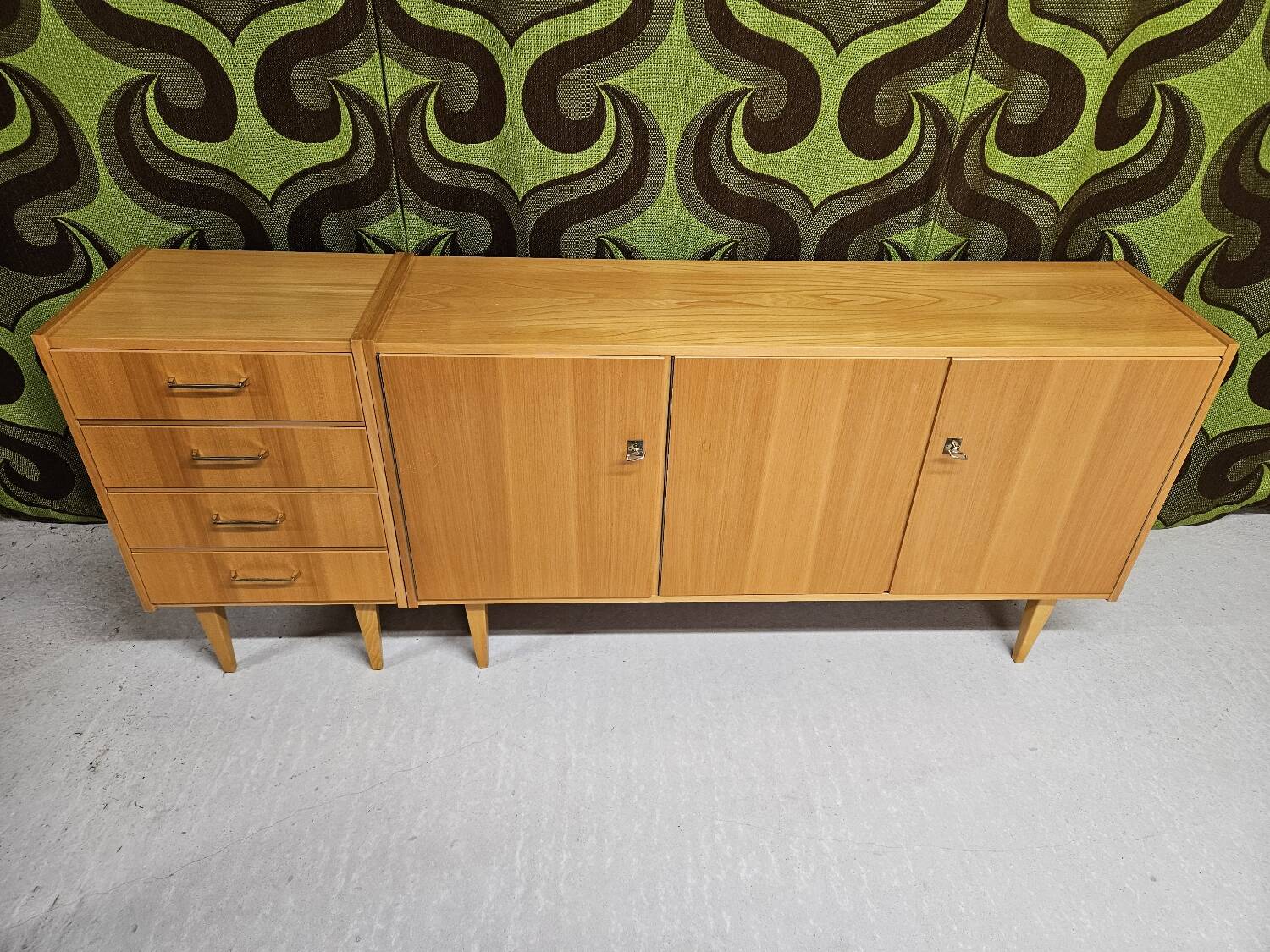 Vintage modular sideboard from the 1970s